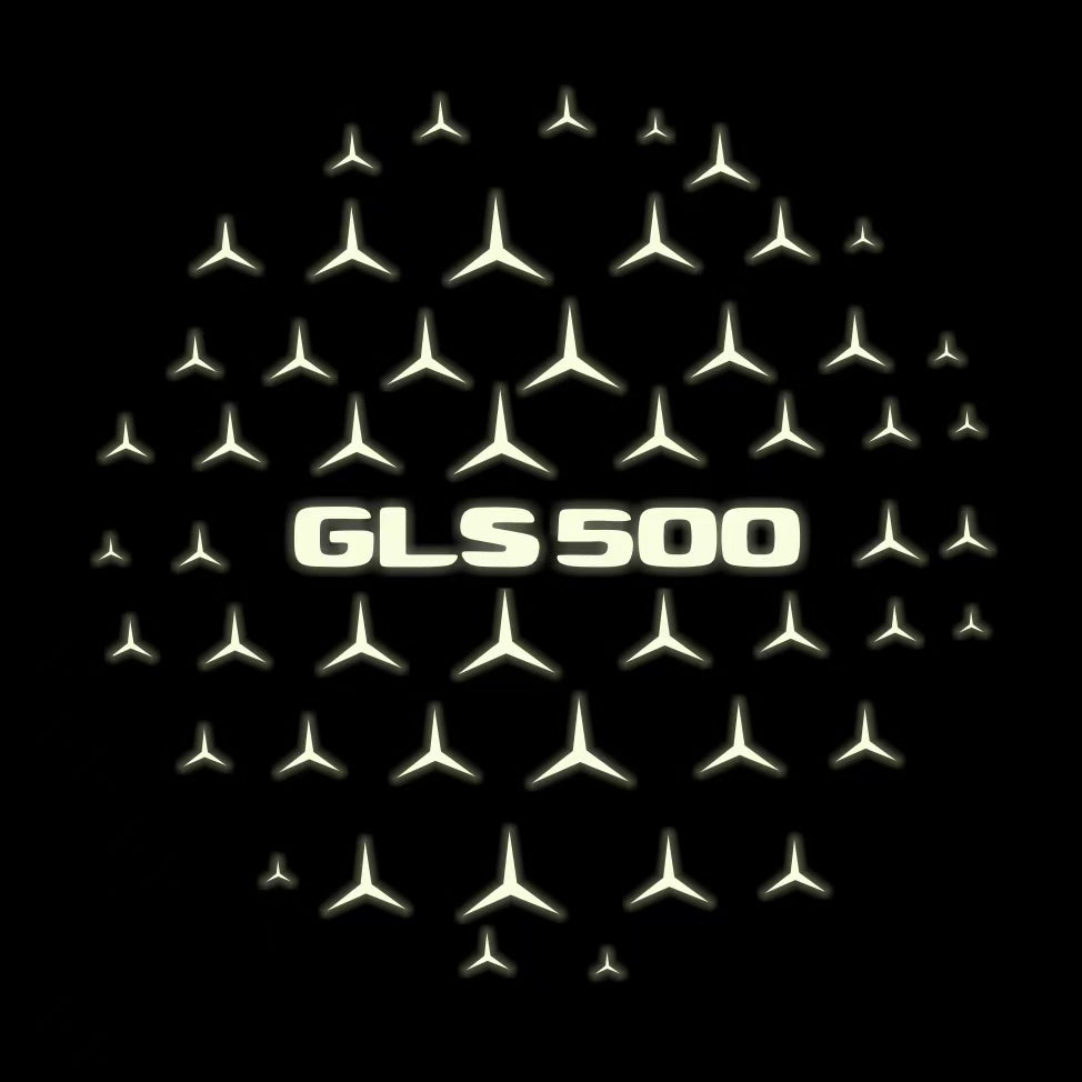 MERCEDES BENZ GLS 500 LOGO PROJECTOR LIGHTS (quantity 1 = 1 sets/2 door lights)Nr.03f042