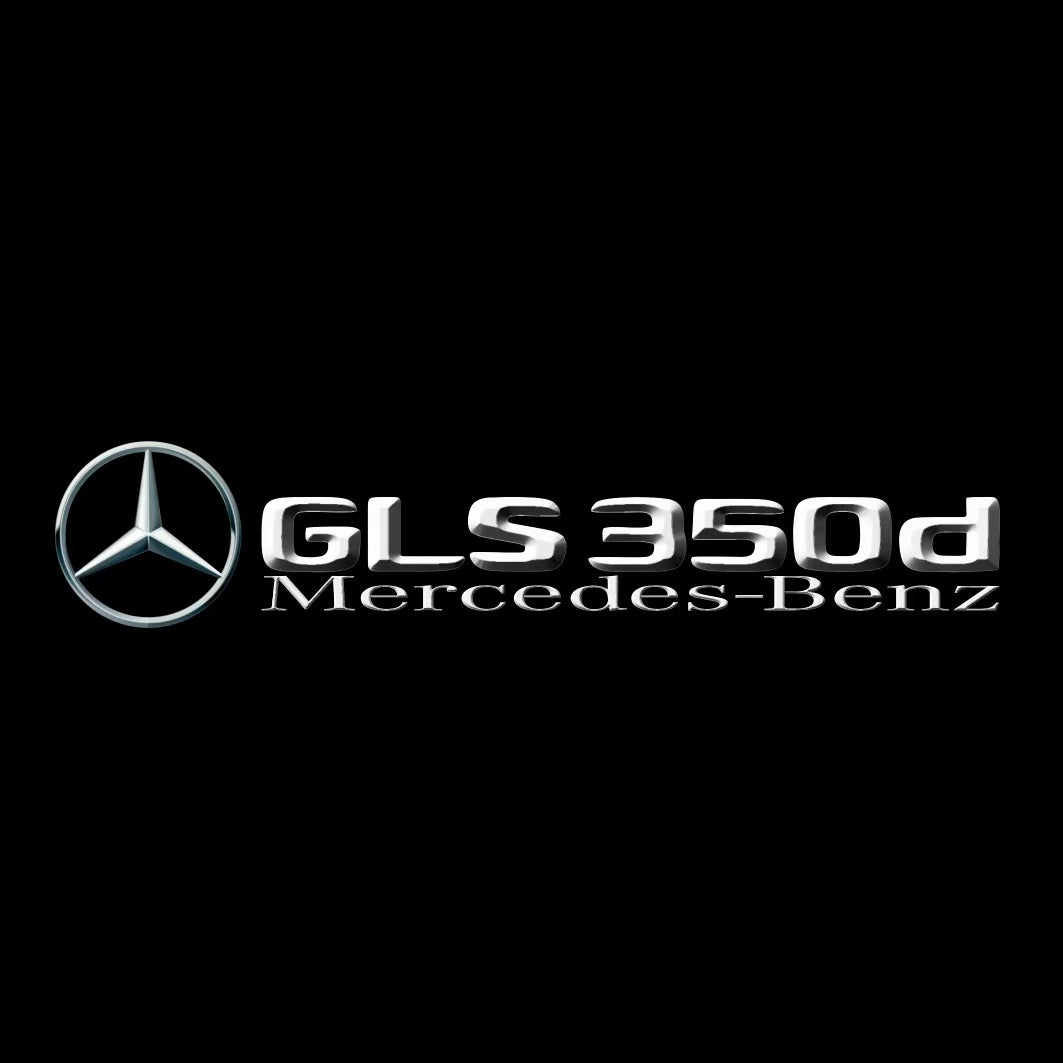 MERCEDES BENZ GLS 350d LOGO PROJECTOR LIGHTS (quantity 1 = 1 sets/2 door lights)Nr.03f032