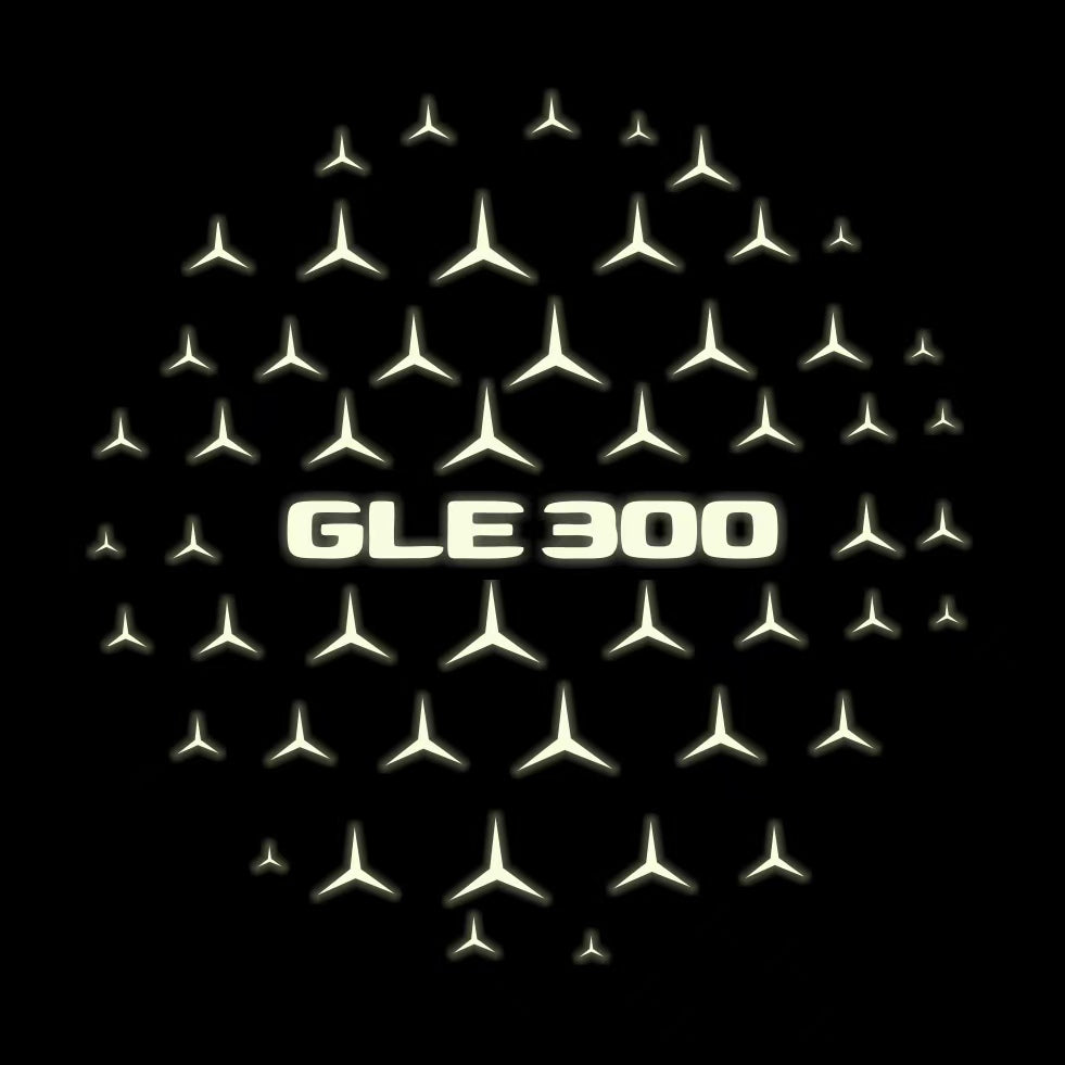 MERCEDES BENZ GLE 300 LOGO PROJECTOR LIGHTS (quantity 1 = 1 sets/2 door lights)Nr.03f045