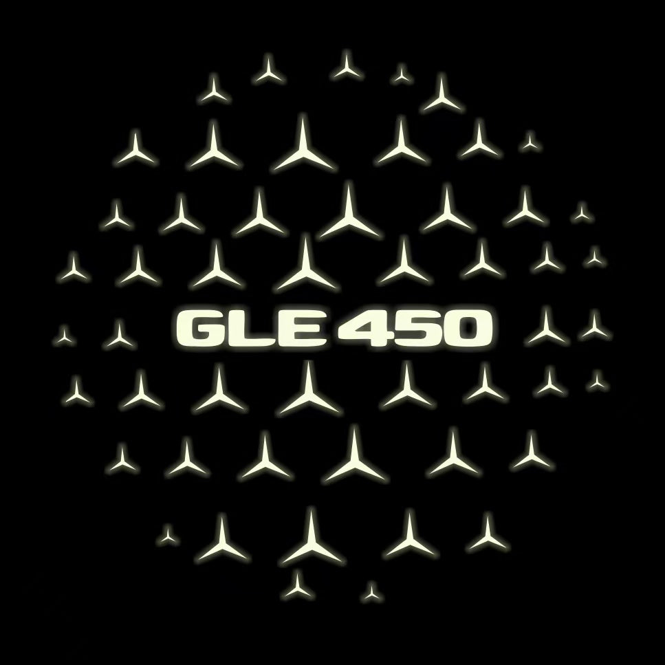 MERCEDES BENZ GLE 450 LOGO PROJECTOR LIGHTS (quantity 1 = 1 sets/2 door lights)Nr.03f051
