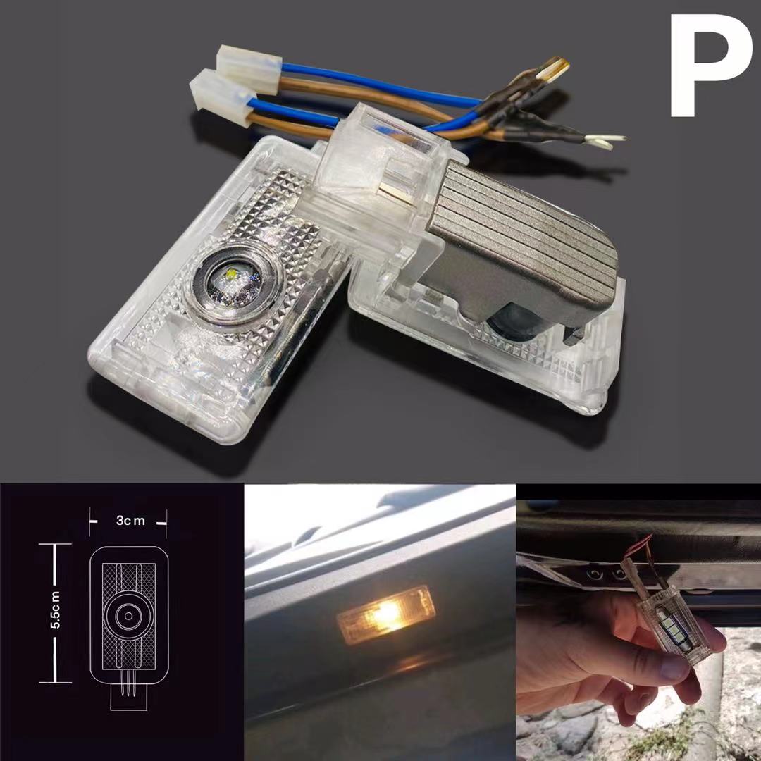 CADILLAC ORIGINAL LOGO PROJECTOT LIGHTS Nr.9749 (quantity 1 = 2 Logo Films /2 door lights)