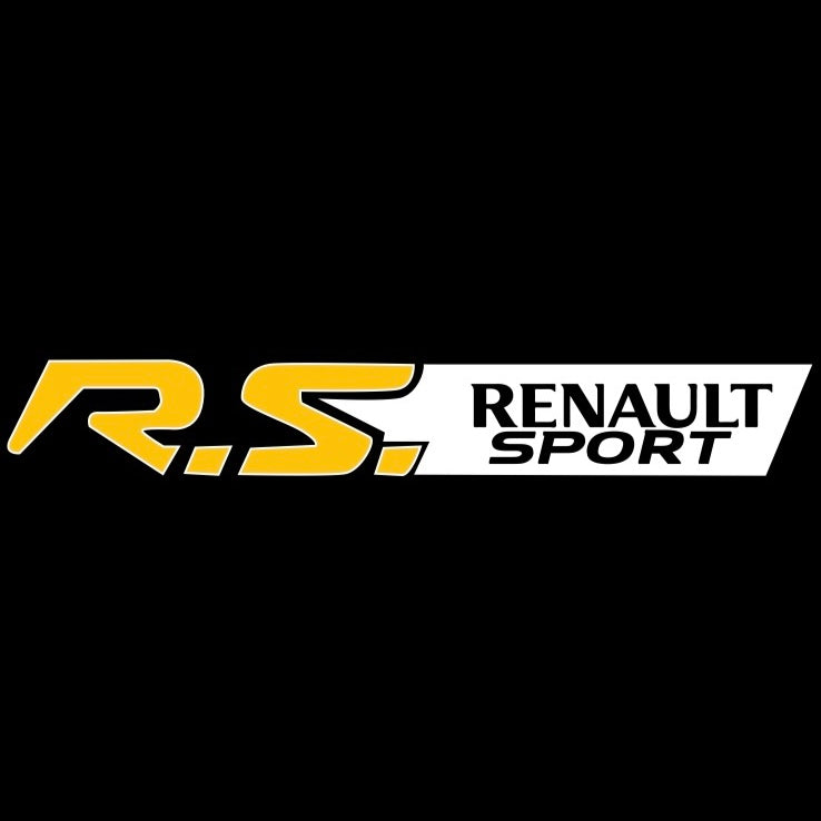 RENAULT RS LOGO PROJECROTR LIGHTS Nr.0940 (quantity 1 = 2 Logo Film & 2 door lights)