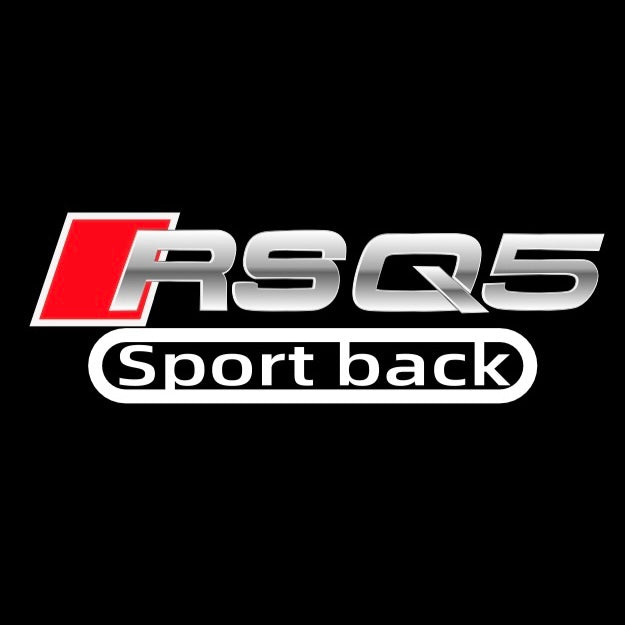 AUDI RSQ5 LOGO PROJECTOT LIGHTS (quantity 1 = 2 Logo Films /2 door lights)Nr.12B76