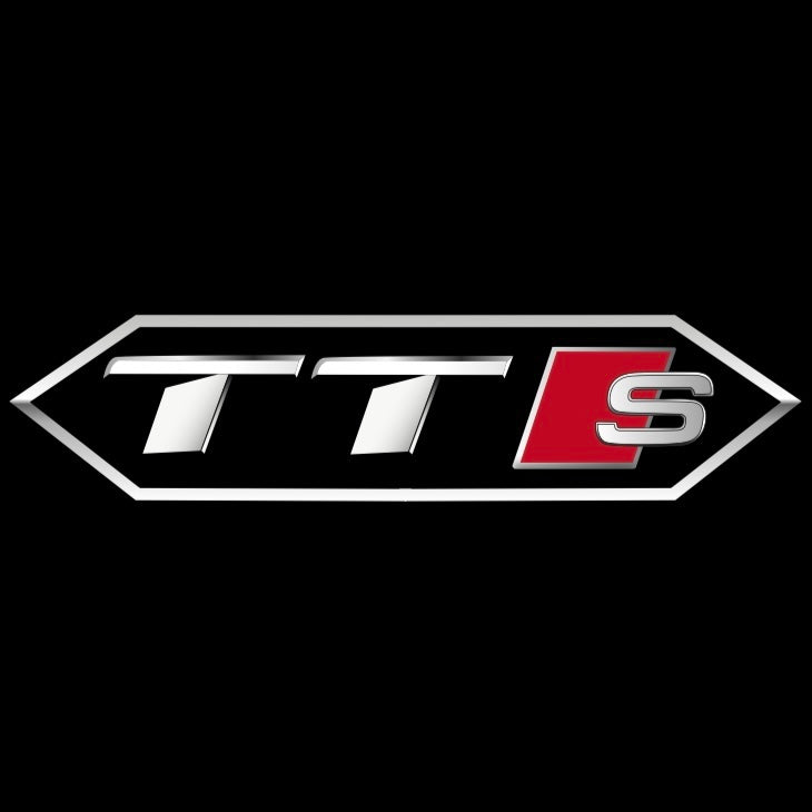 AUDI TTS LOGO PROJECTOT LIGHTS (quantity 1 = 2 Logo Films /2 door lights)Nr.12B28