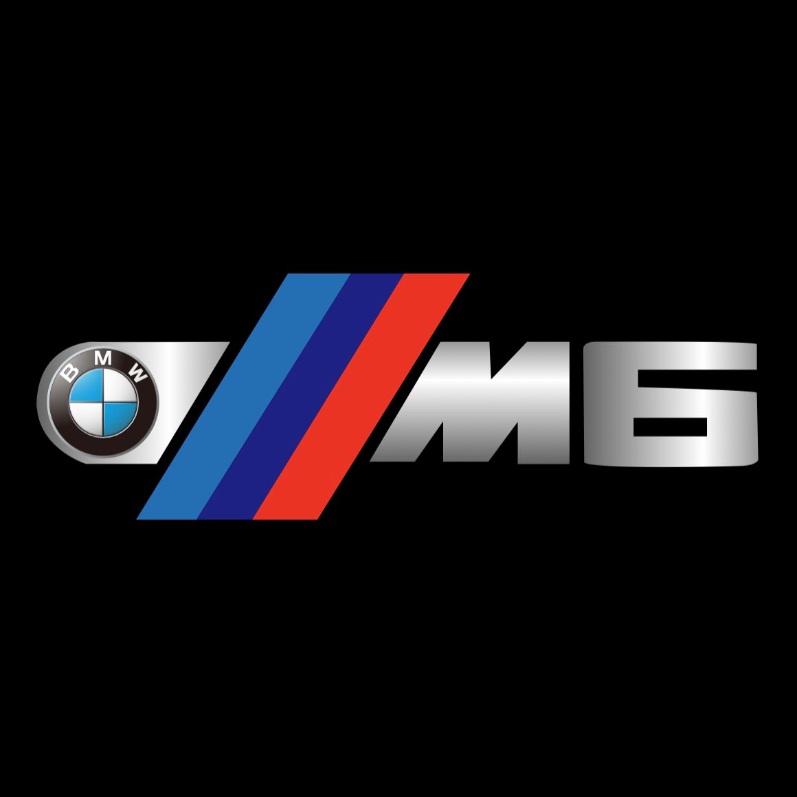 BMW 6 SERIES M6 LOGO PROJECTOT LIGHTS (quantity 1 = 1 sets/2 door lights) Nr.6024q118