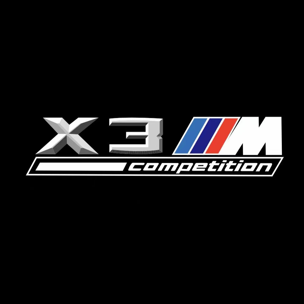 BMW X3M LOGO PROJECTOT LIGHTS (quantity 1 = 1 sets/2 door lights) Nr.6024q0t20