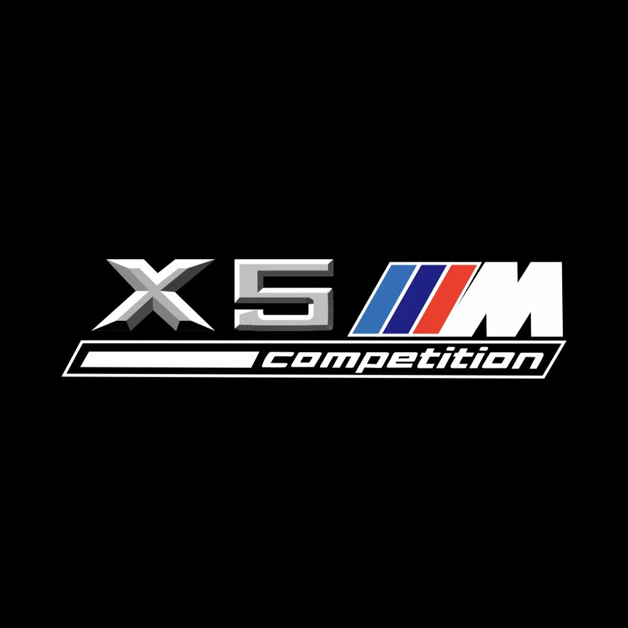 BMW X5M LOGO PROJECTOT LIGHTS (quantity 1 = 1 sets/2 door lights) Nr.6024q0t049