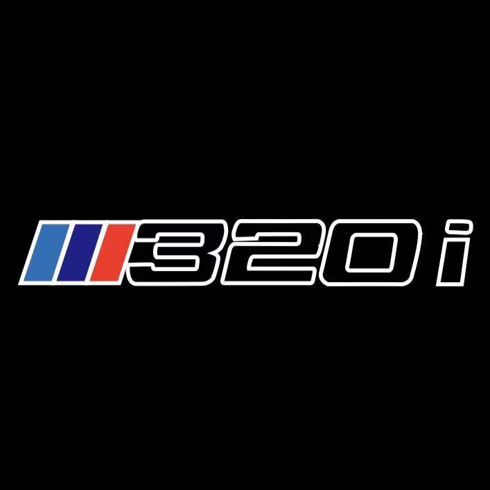 BMW 3 SERIES 320 i LOGO PROJECTOT LIGHTS (quantity 1 = 1 sets/2 door lights) Nr.6024q304