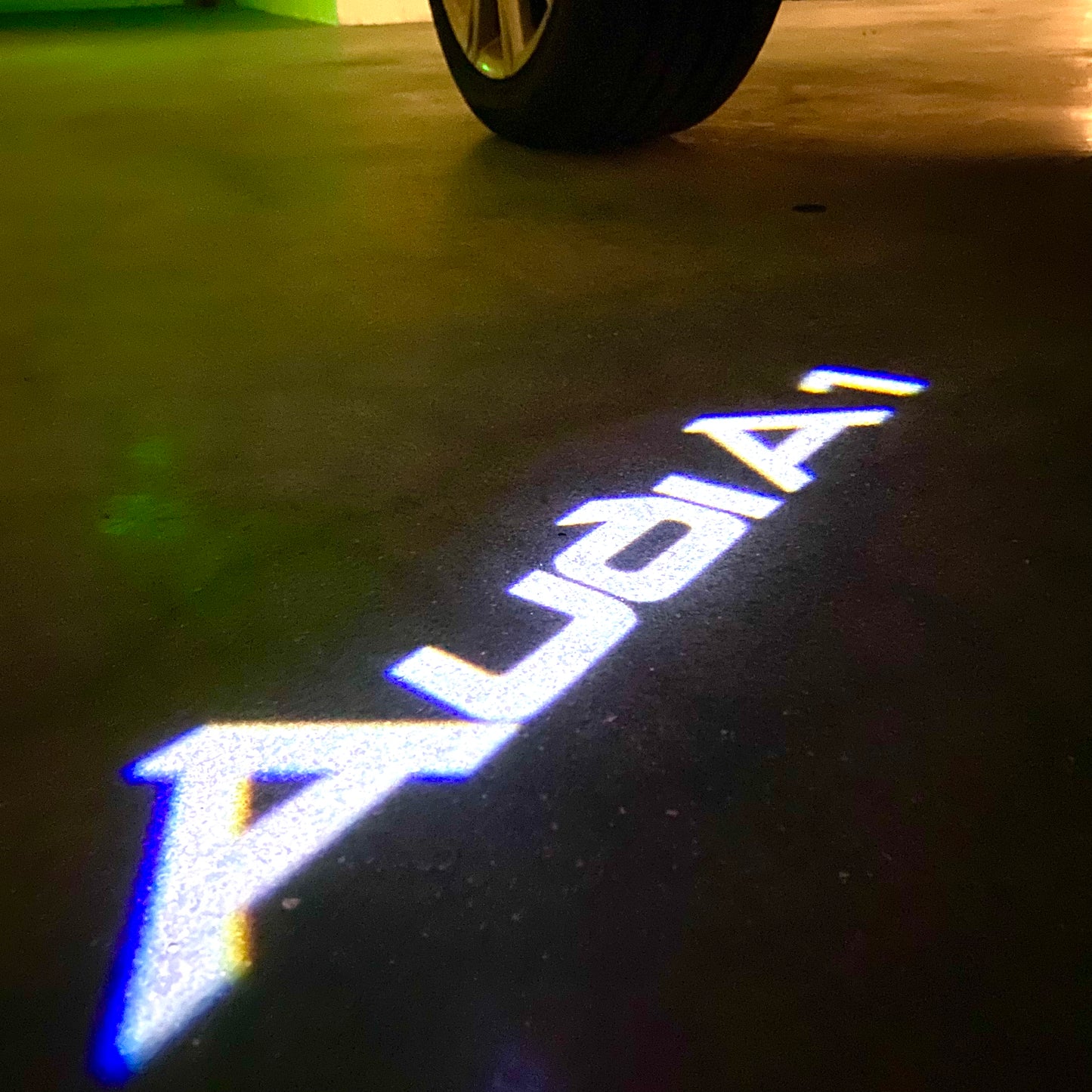 AUDI A1 LOGO PROJECTOT LIGHTS Nr.148 (quantity 1 = 2 Logo Films /2 door lights)