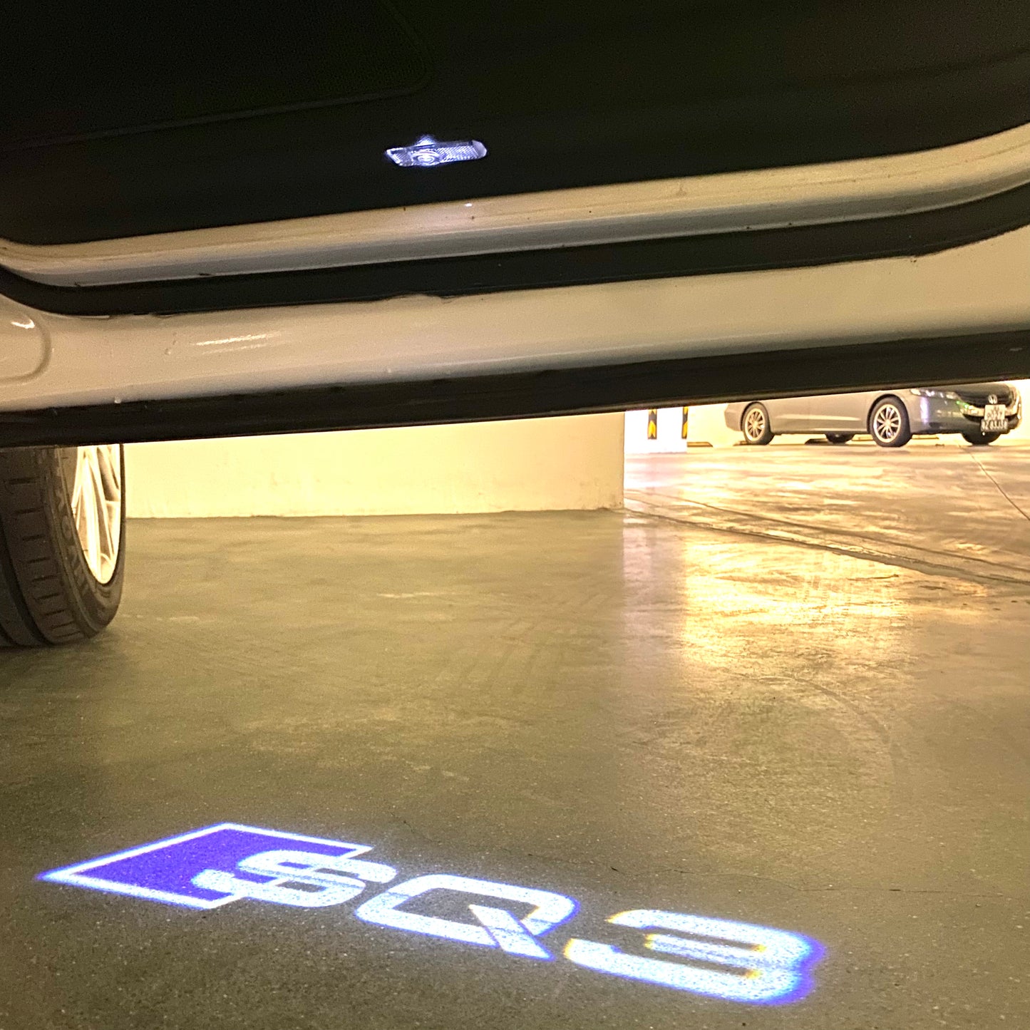 AUDI SQ3 LOGO PROJECTOT LIGHTS (quantity 1 = 2 Logo Films /2 door lights)Nr.12B61