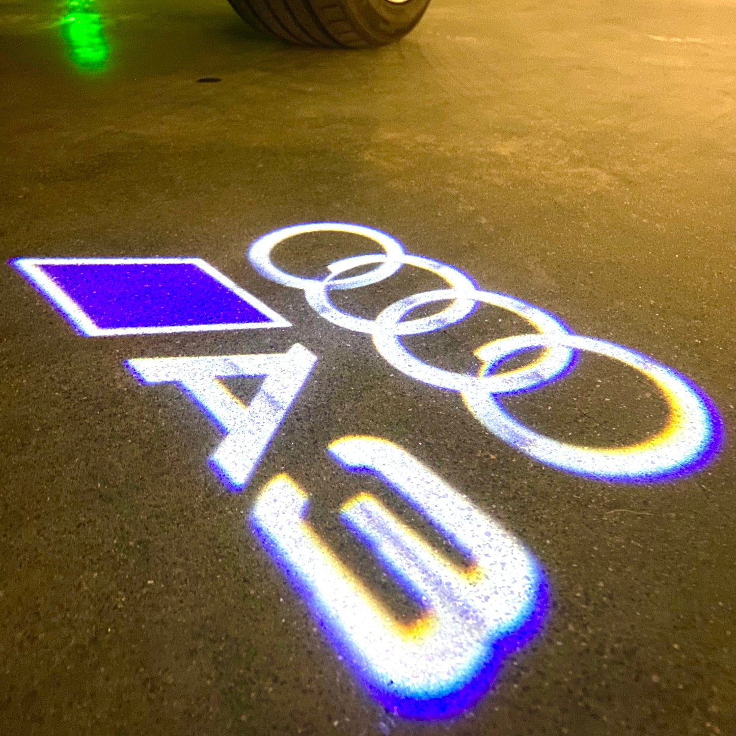 AUDI A3 LOGO PROJECTOT LIGHTS (quantity 1 = 2 Logo Films /2 door lights)Nr.12B104