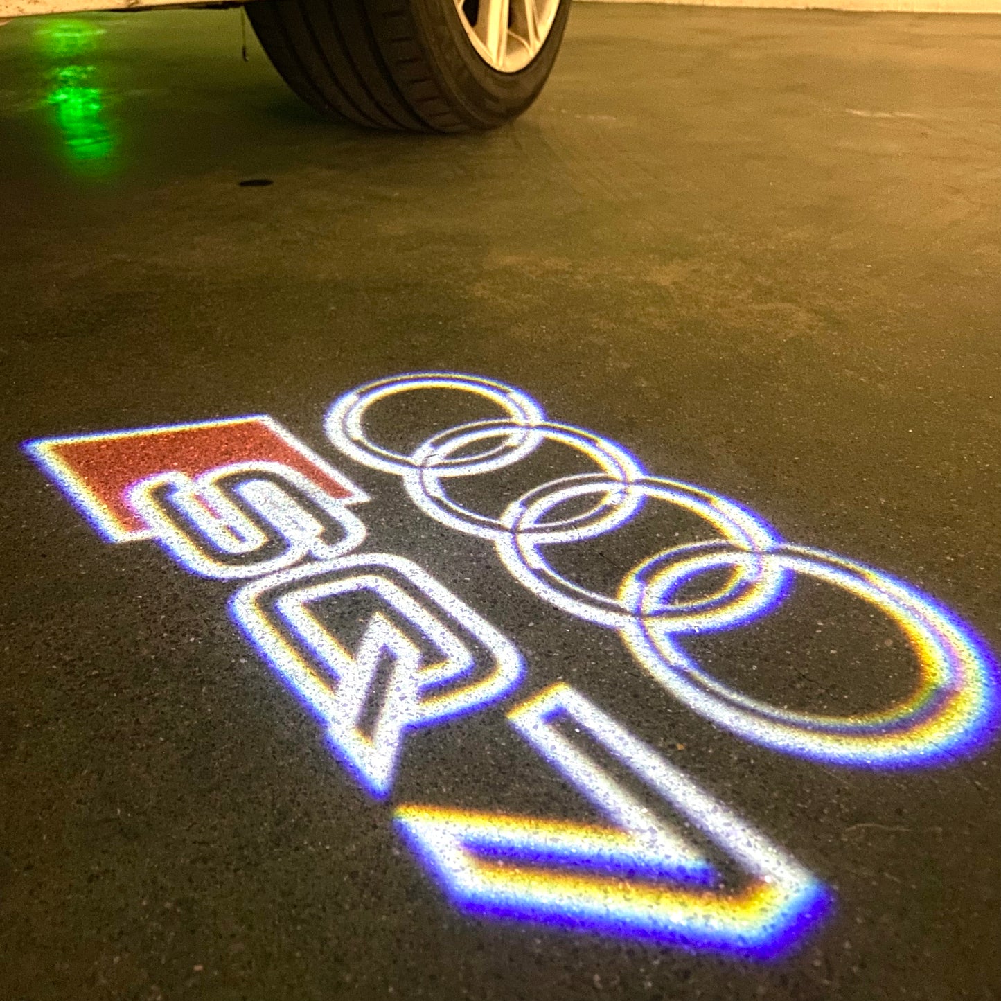 AUDI SQ7 LOGO PROJECTOT LIGHTS (quantity 1 = 2 Logo Films /2 door lights)Nr.12B63