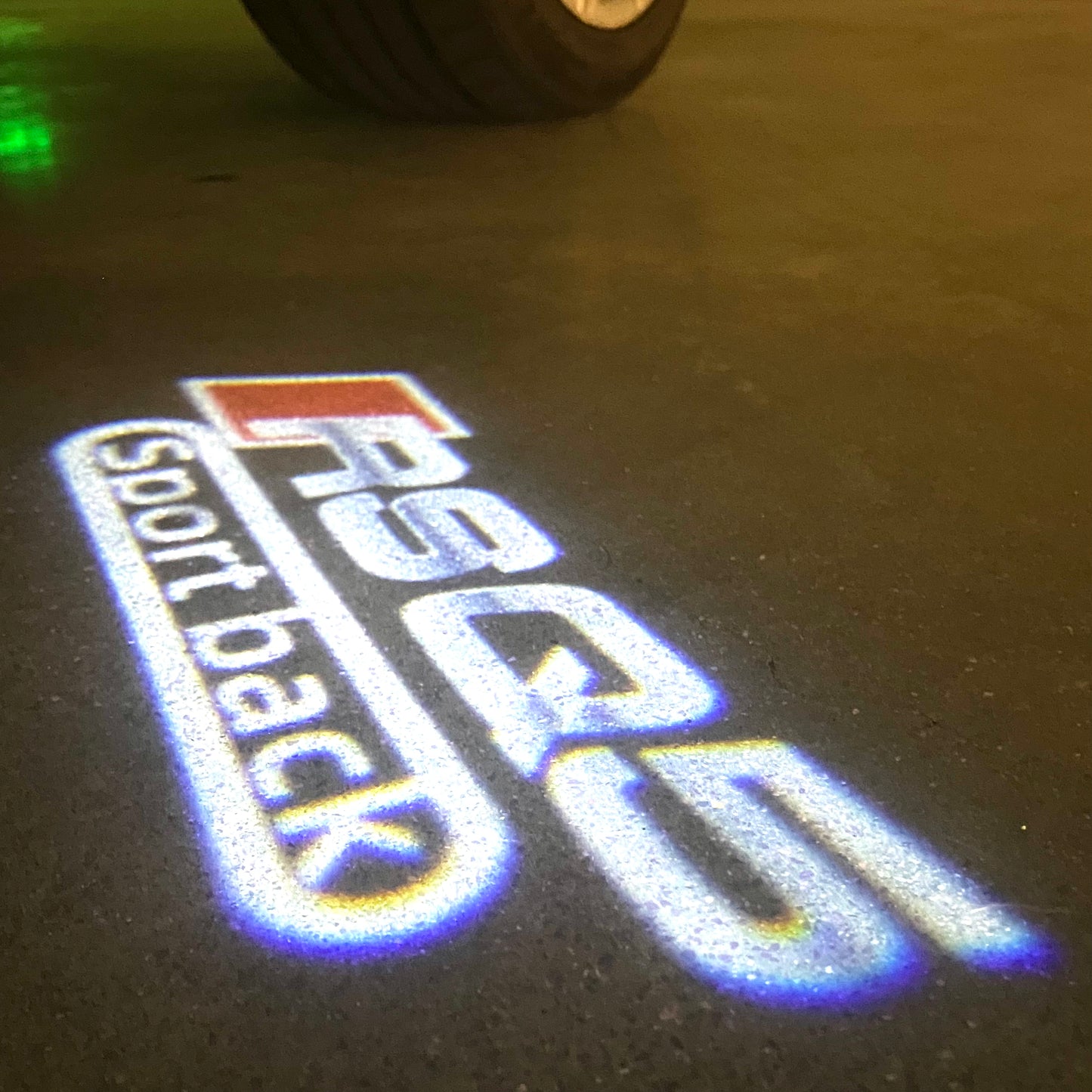 AUDI RSQ5 LOGO PROJECTOT LIGHTS (quantity 1 = 2 Logo Films /2 door lights)Nr.12B76
