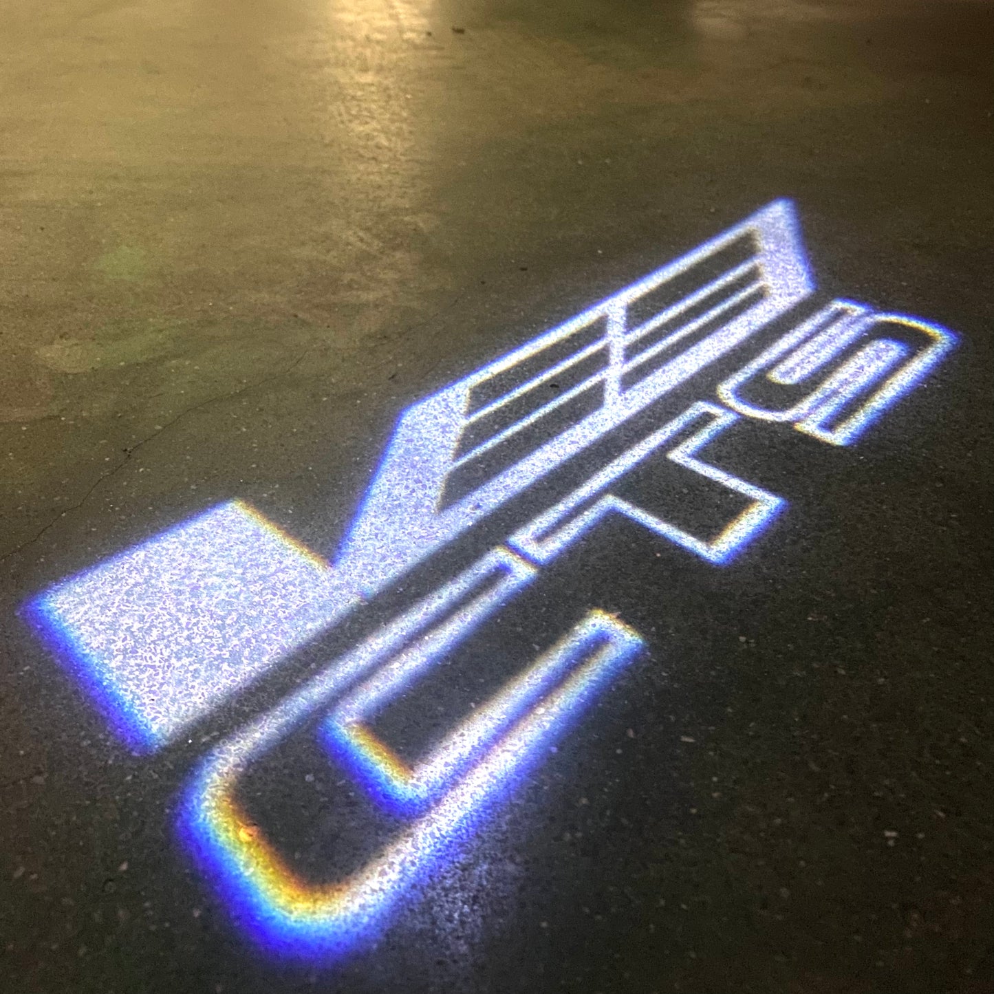 CADILLAC CTS LOGO PROJECTOT LIGHTS Nr.9761 (quantity 1 = 2 Logo Films /2 door lights)