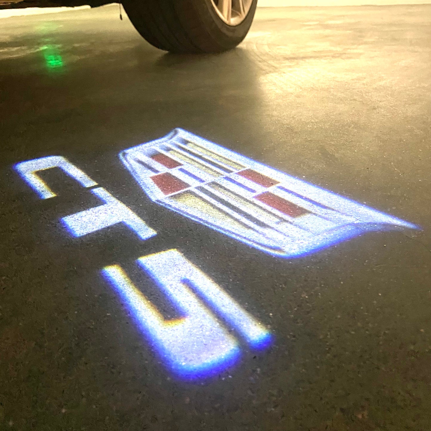 CADILLAC CT5 LOGO PROJECTOT LIGHTS Nr.9738 (quantity 1 = 2 Logo Films /2 door lights)