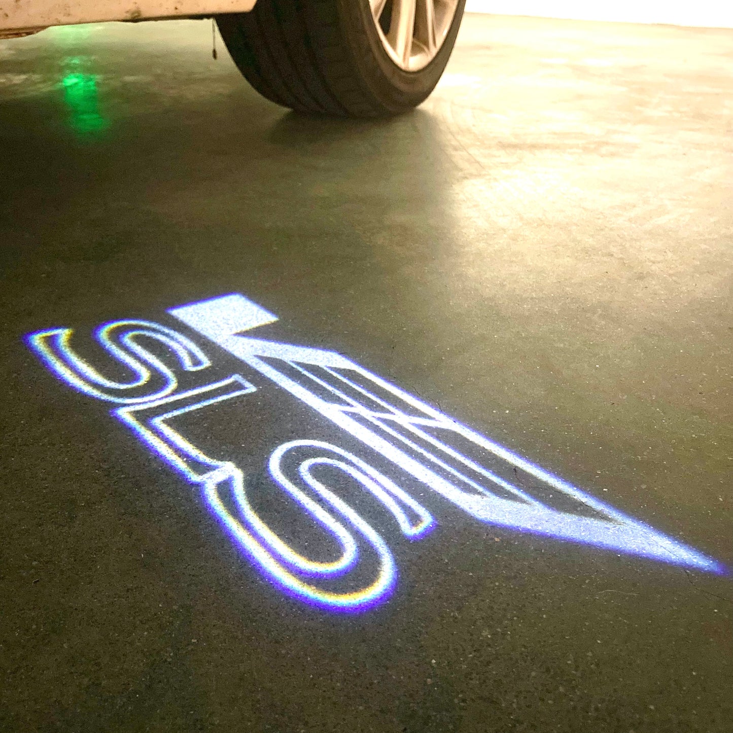 CADILLAC SLS LOGO PROJECTOT LIGHTS Nr.9764 (quantity 1 = 2 Logo Films /2 door lights)