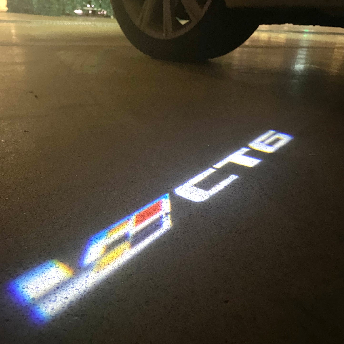 CADILLAC CT6 LOGO PROJECTOT LIGHTS Nr.9806a (quantity 1 = 2 Logo Films /2 door lights)