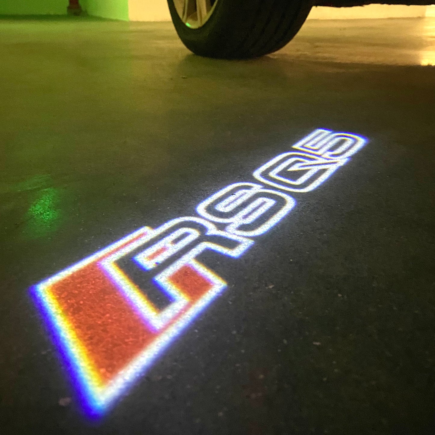 AUDI RSQ5 LOGO PROJECTOT LIGHTS (quantity 1 = 2 Logo Films /2 door lights)Nr.12B92