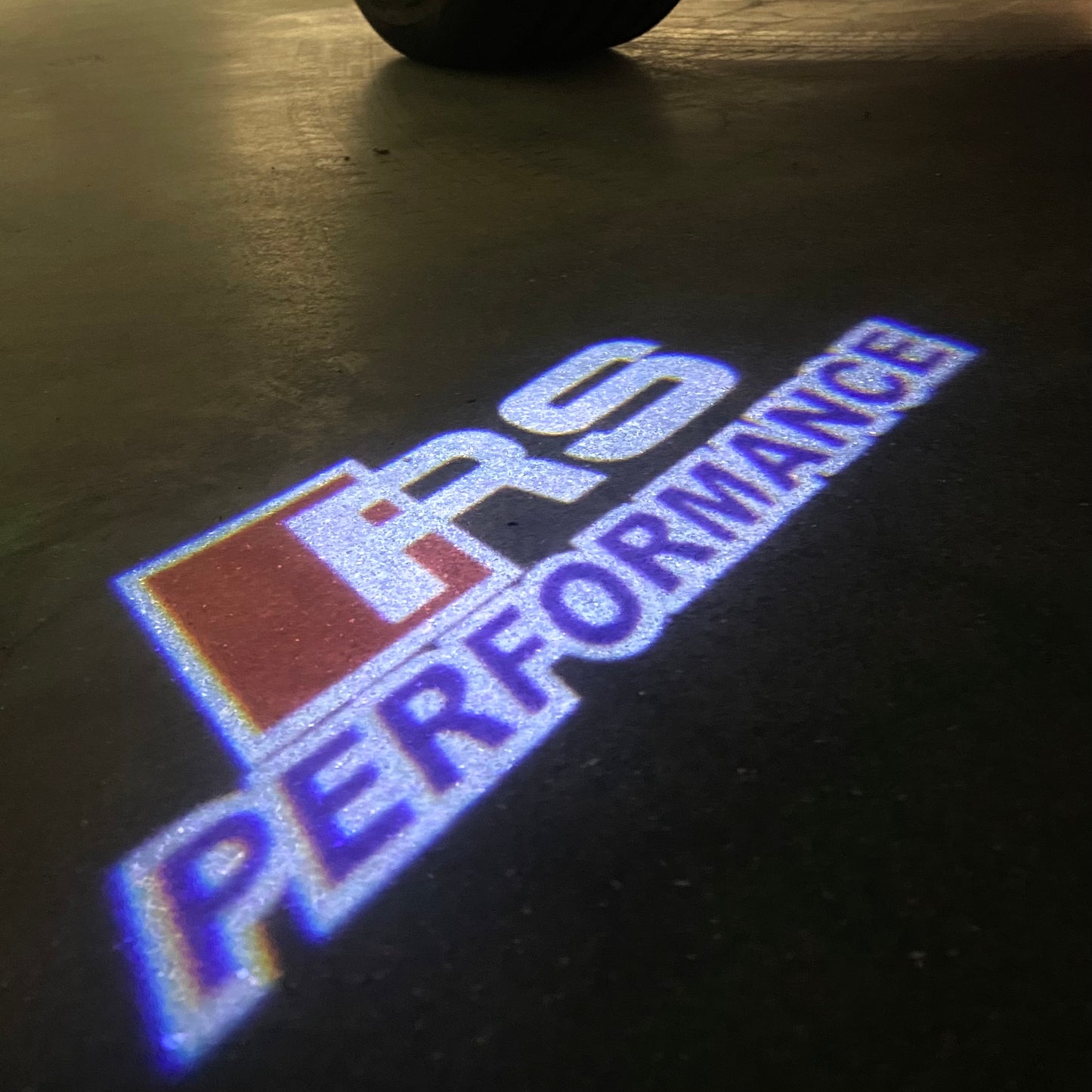 AUDI RS LOGO PROJECTOT LIGHTS (quantity 1 = 2 Logo Films /2 door lights)Nr.12B66