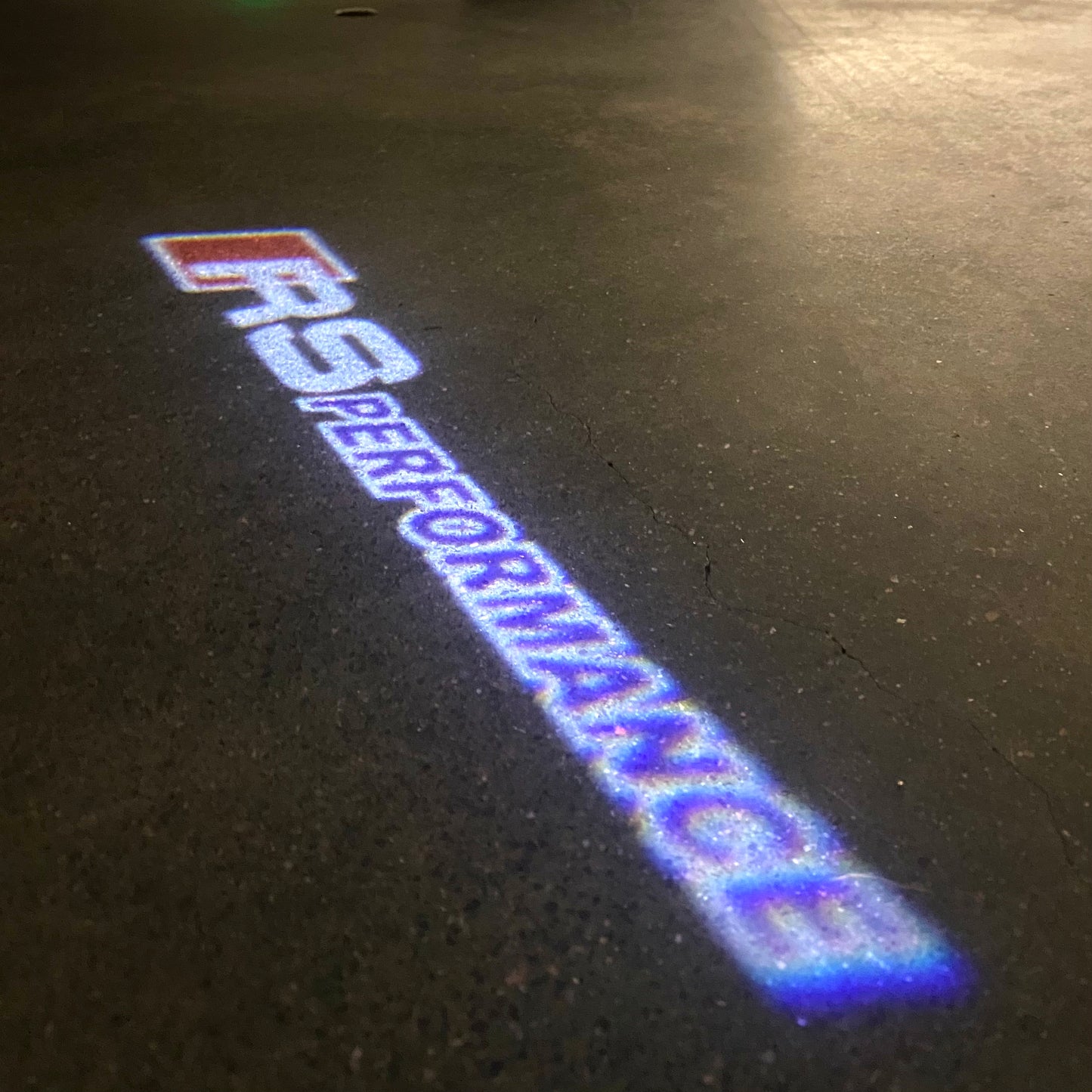 AUDI RS LOGO PROJECTOT LIGHTS (quantity 1 = 2 Logo Films /2 door lights)Nr.12B39