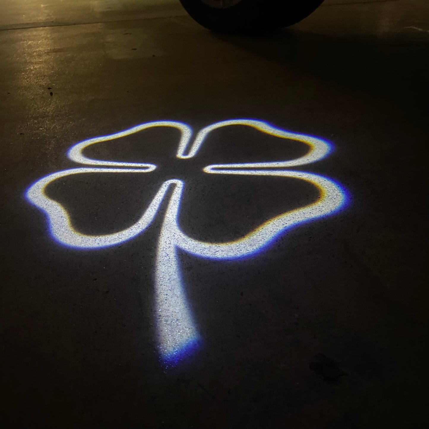 Alfa Romeo Quadrifoglio LOGO PROJECTOT LIGHTS Nr.31 (quantity 1 = 2 Logo Film / 2 door lights)