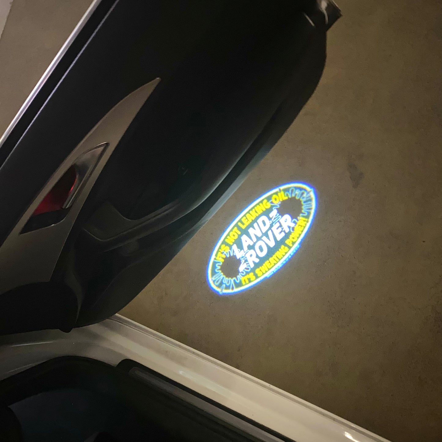 Land Rover ORIGINAL LOGO PROJECROTR LIGHTS Nr.1106 (quantity 1 = 1 sets/2 door lights)