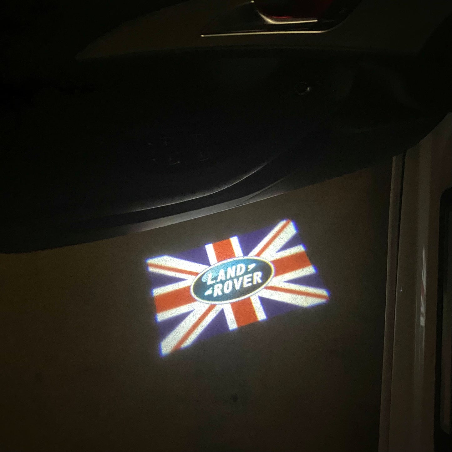 Land Rover ORIGINAL LOGO PROJECROTR LIGHTS Nr.1103 (quantity 1 = 1 sets/2 door lights)