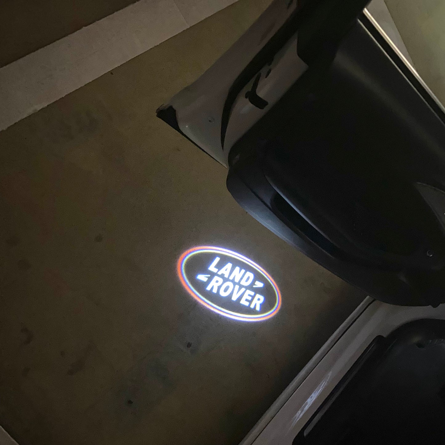 Land Rover ORIGINAL LOGO PROJECROTR LIGHTS Nr.1143 (quantity 1 = 1 sets/2 door lights)