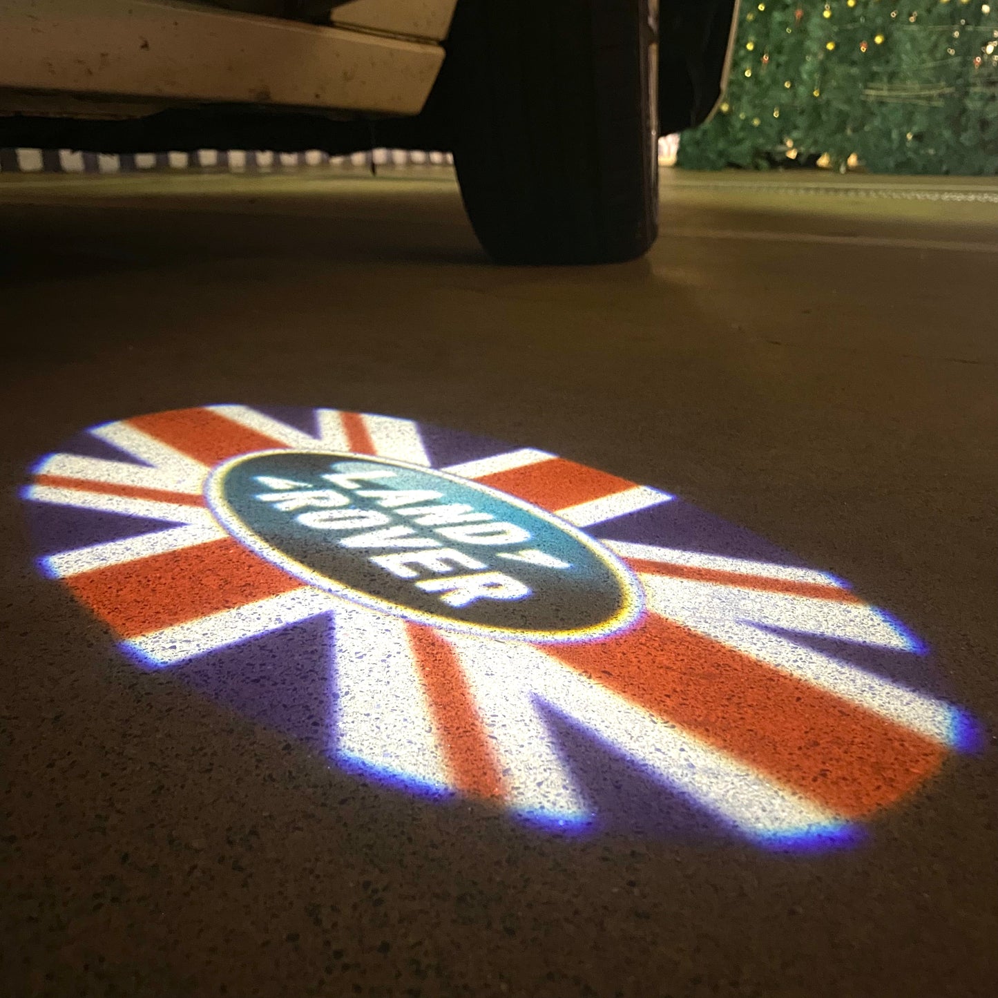 Land Rover ORIGINAL LOGO PROJECROTR LIGHTS Nr.1104 (quantity 1 = 1 sets/2 door lights)