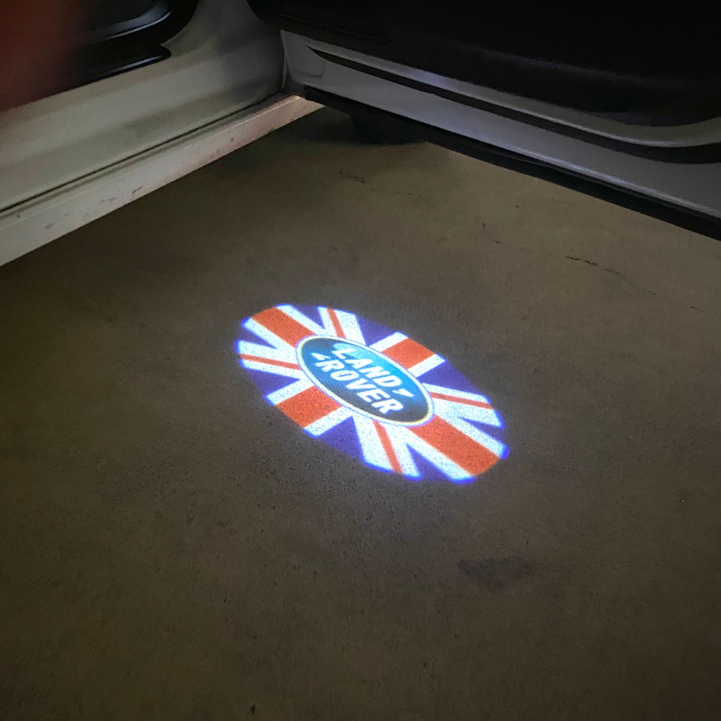 Land Rover ORIGINAL LOGO PROJECROTR LIGHTS Nr.1104 (quantity 1 = 1 sets/2 door lights)