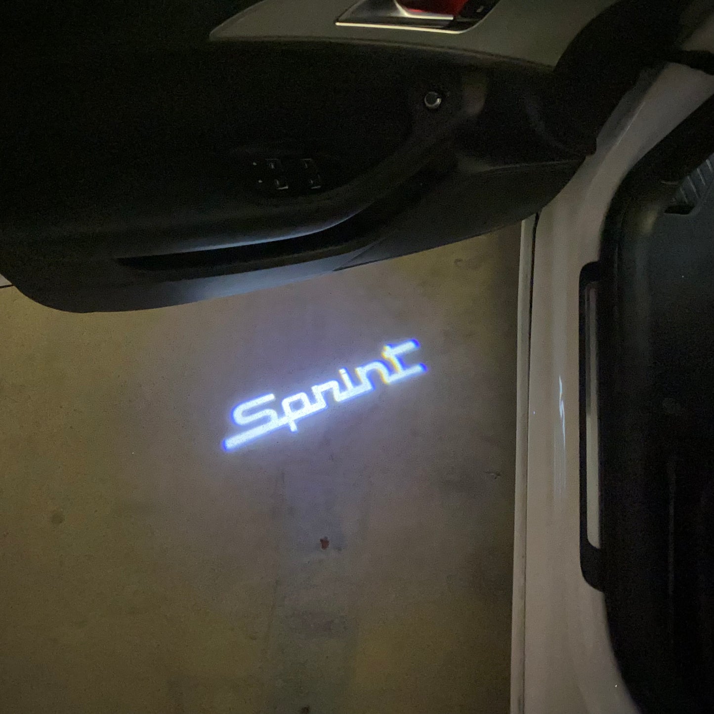Alfa Romeo Sprint LOGO PROJECTOT LIGHTS Nr.80 (quantity 1 = 2 Logo Film / 2 door lights)