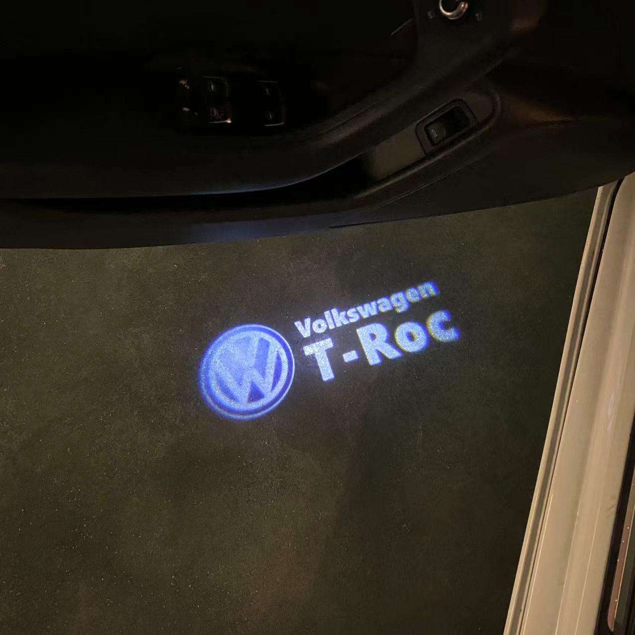 Volkswagen Door lights T-ROC Logo Nr. 2KK9 (quantity 1 = 2 Logo Films /2 door lights)