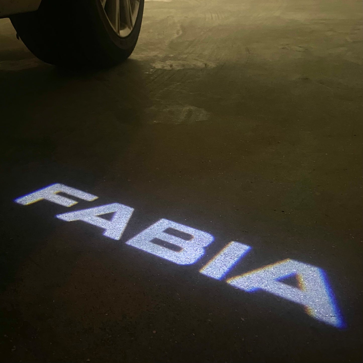 SKODA FABIA 6 Y LOGO PROJECTOT LIGHTS Nr.19 (quantity 1 = 2 Logo Films /2 door lights)