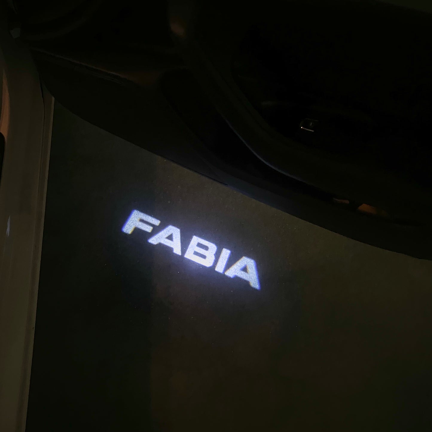 SKODA FABIA 6 Y LOGO PROJECTOT LIGHTS Nr.19 (quantity 1 = 2 Logo Films /2 door lights)