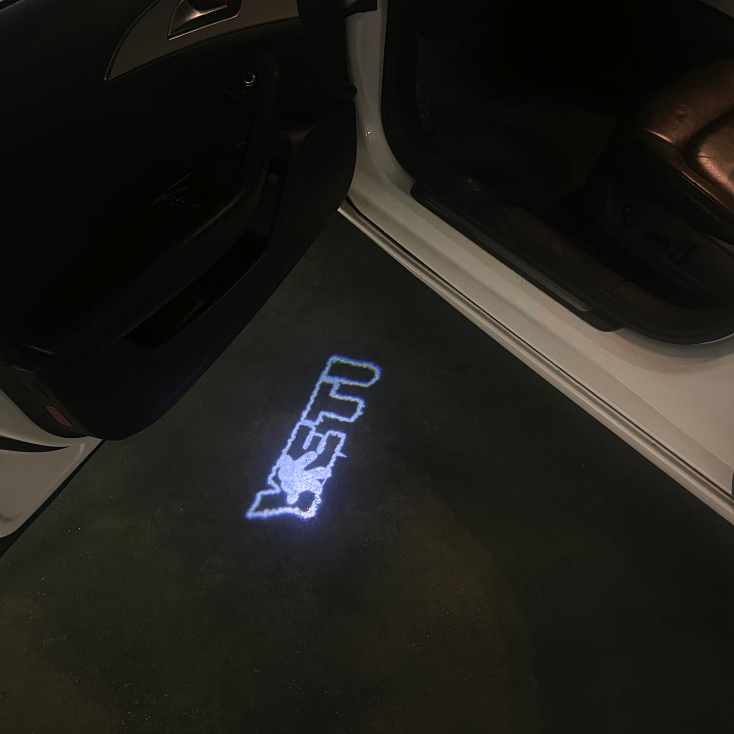 SKODA YETI LOGO PROJECTOT LIGHTS Nr.7109(quantity 1 = 2 Logo Film / 2 door lights)