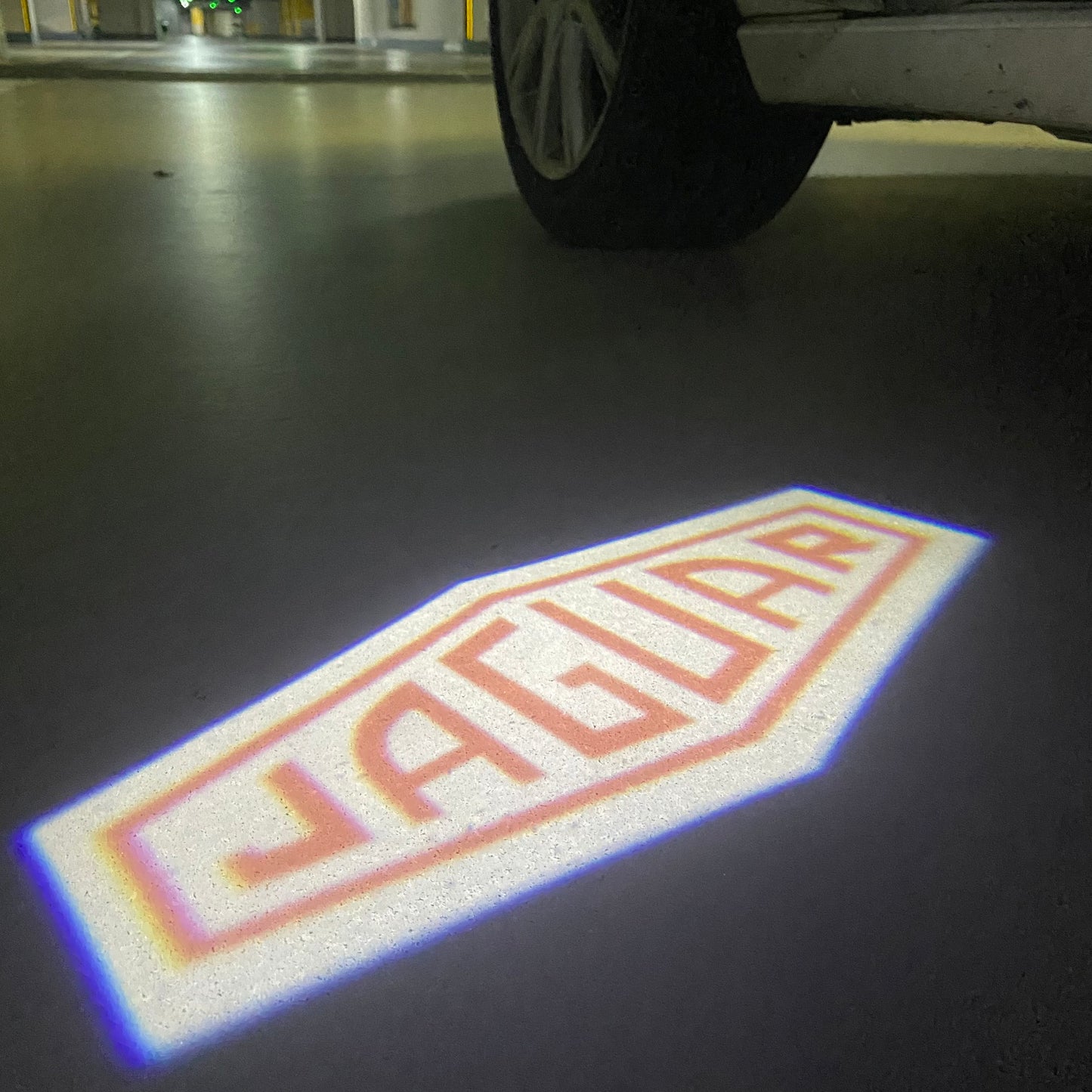 JAGUAR Red Color LOGO PROJECROTR LIGHTS Nr.18 (quantity 1 = 1 sets/2 door lights)