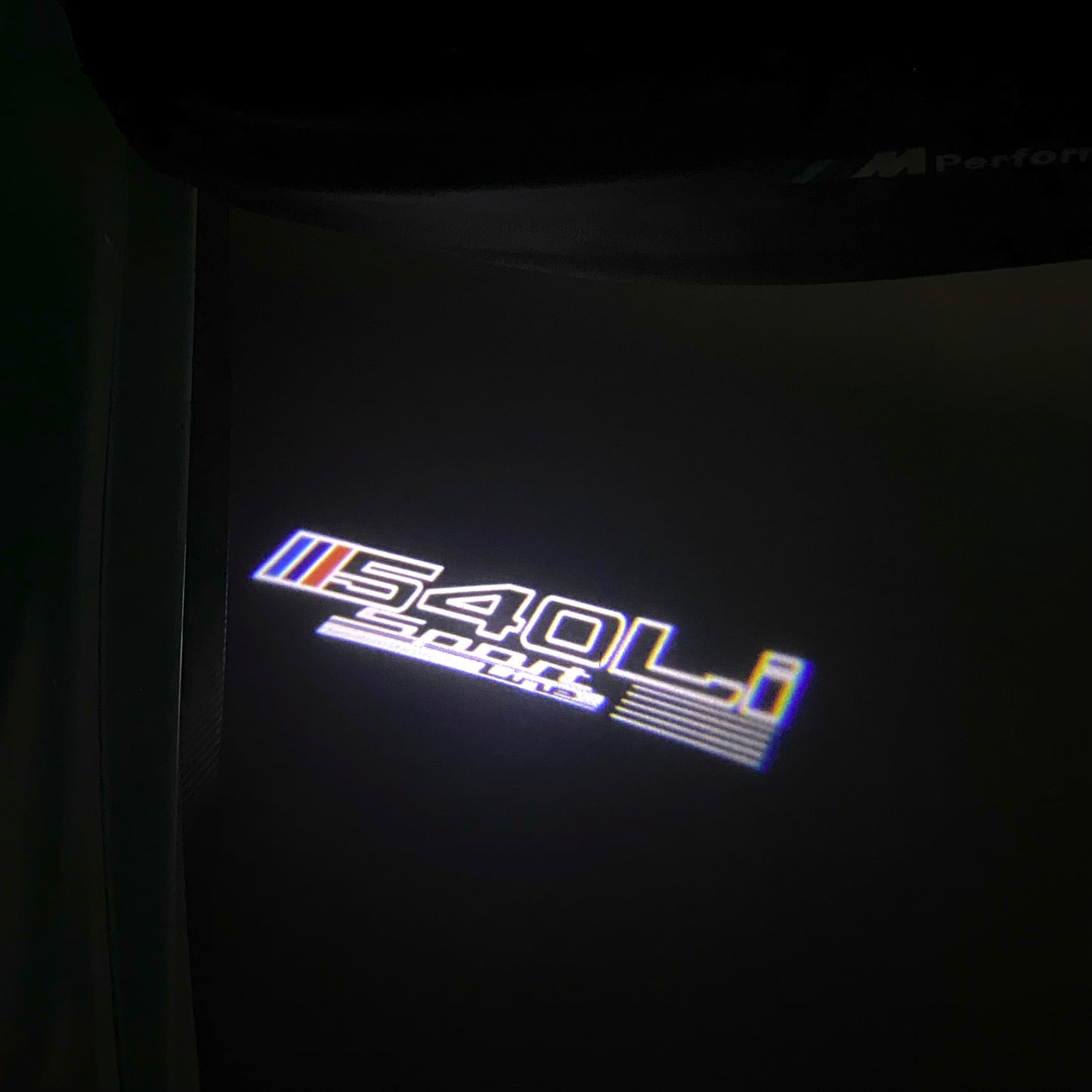 BMW 5 SERIES 540 Li LOGO PROJECTOT LIGHTS (quantity 1 = 1 sets/2 door lights) Nr.6024q97