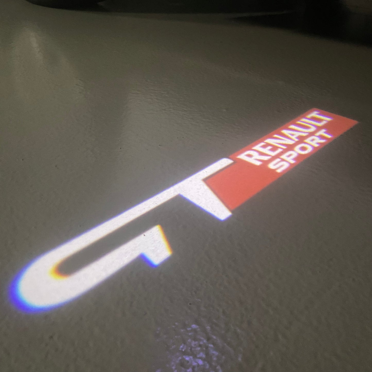 RENAULT GT LOGO PROJECROTR LIGHTS Nr.0948 (quantity 1 = 2 Logo Film & 2 door lights)