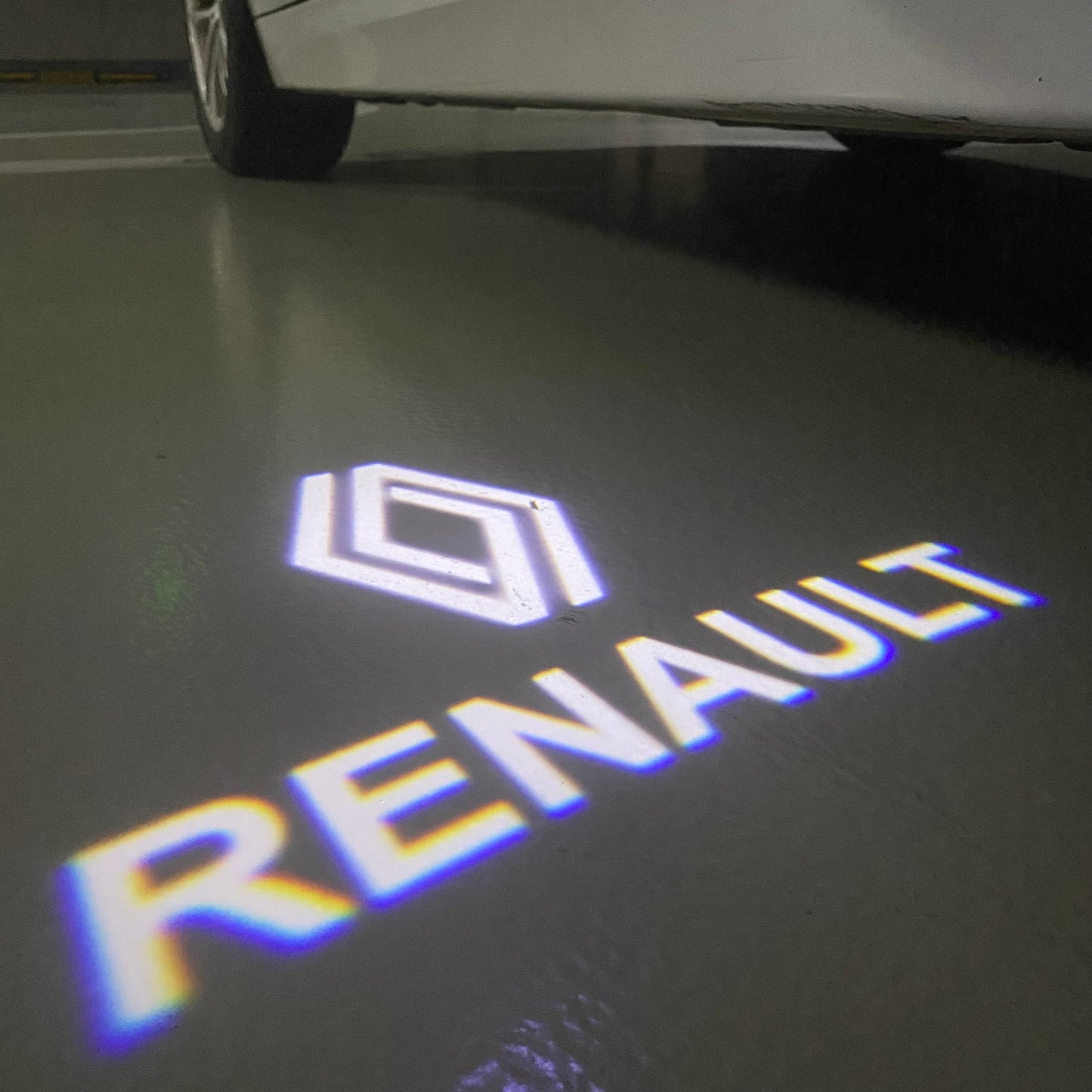 RENAULT ORIGINAL LOGO PROJECROTR LIGHTS Nr.0963 (quantity 1 = 2 Logo Film & 2 door lights)
