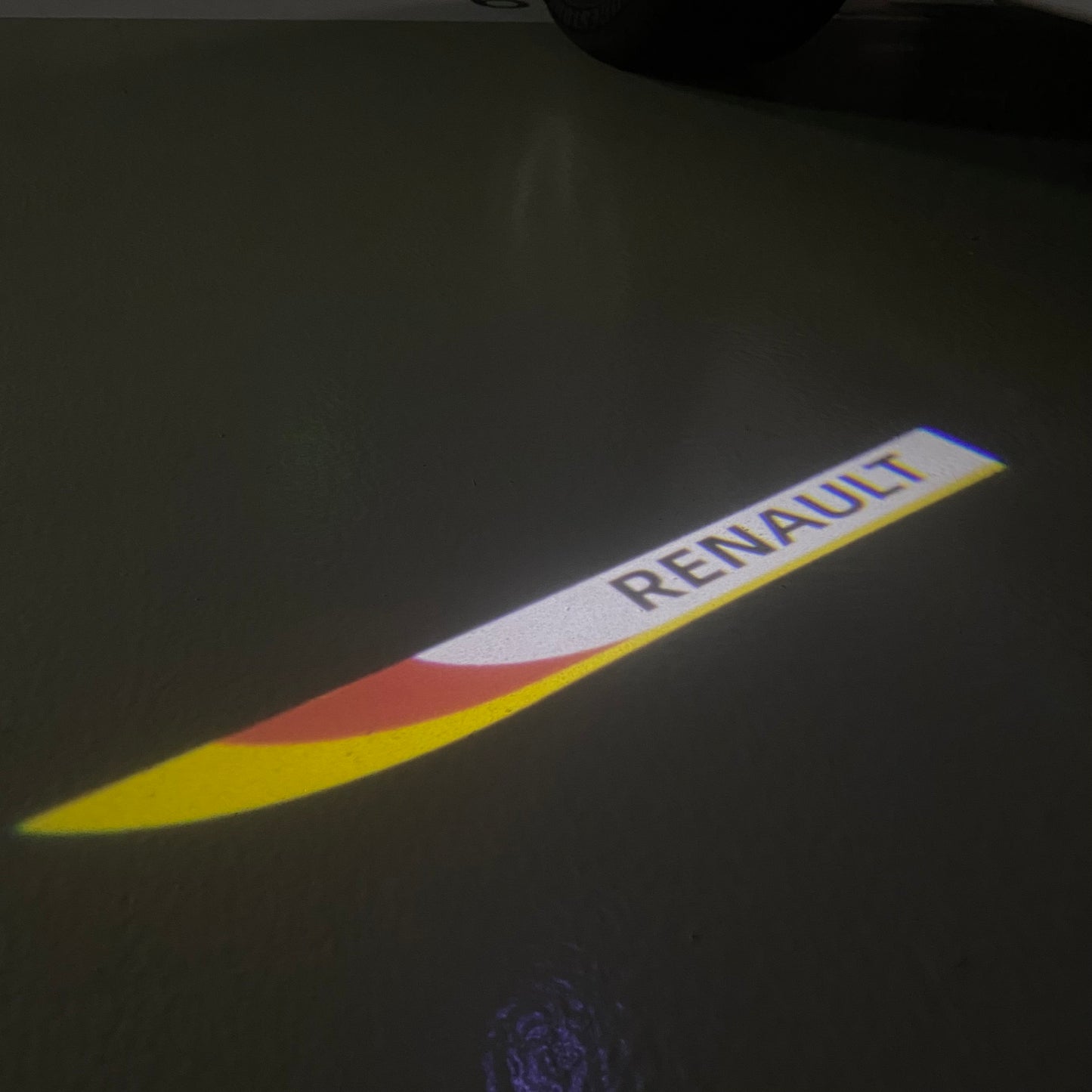 RENAULT ORIGINAL LOGO PROJECROTR LIGHTS Nr.0910 (quantity 1 = 2 Logo Film & 2 door lights)