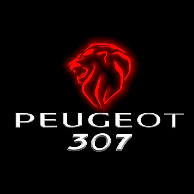 PEUGEOT 307 LOGO PROJECTOT LIGHTS (quantity 1 = 1 sets/2 door lights) Nr.6024q22