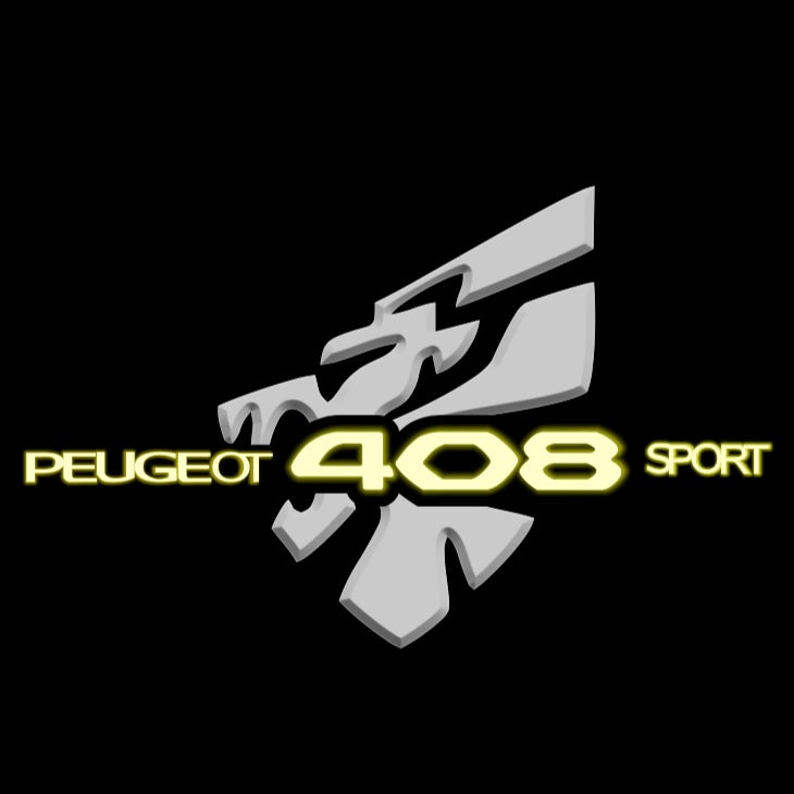 PEUGEOT 408 SPORT LOGO PROJECTOT LIGHTS (quantity 1 = 1 sets/2 door lights) Nr.6024q43
