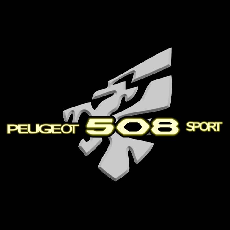 PEUGEOT 508 SPORT LOGO PROJECTOT LIGHTS (quantity 1 = 1 sets/2 door lights) Nr.6024q48