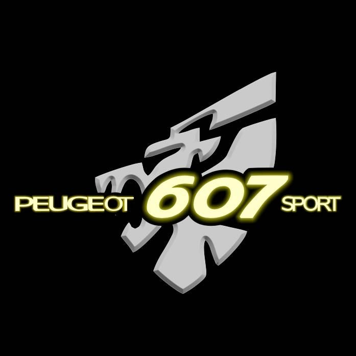 PEUGEOT 607 SPORT LOGO PROJECTOT LIGHTS (quantity 1 = 1 sets/2 door lights) Nr.6024q53