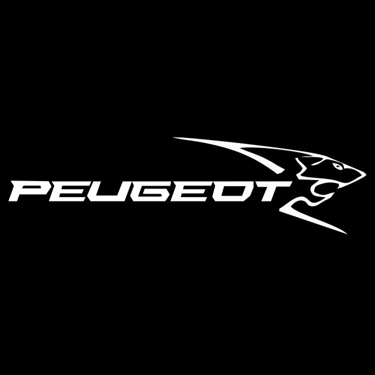 PEUGEOT ORIGINAL LOGO PROJECTOT LIGHTS (quantity 1 = 1 sets/2 door lights) Nr.6024q64