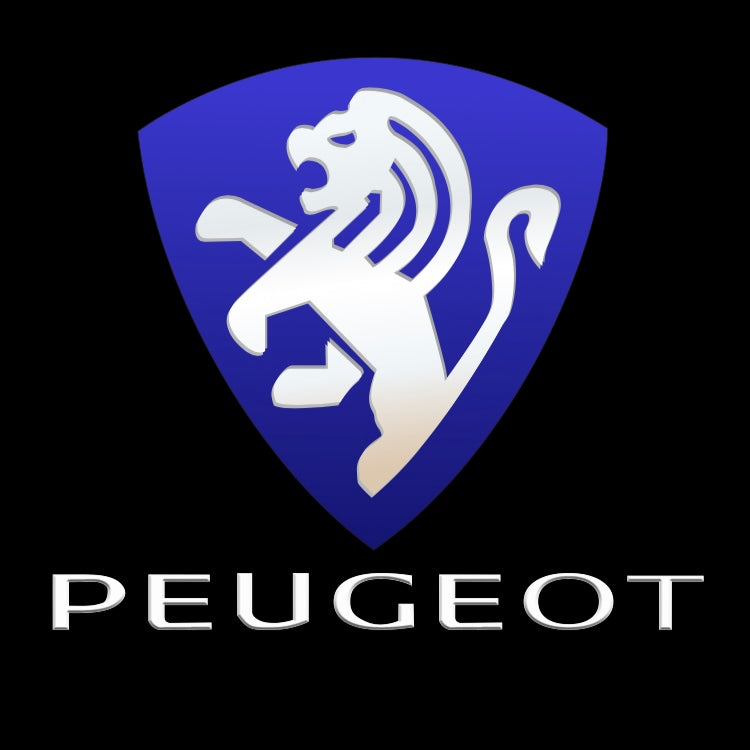 PEUGEOT ORIGINAL LOGO PROJECTOT LIGHTS (quantity 1 = 1 sets/2 door lights) Nr.6024q70