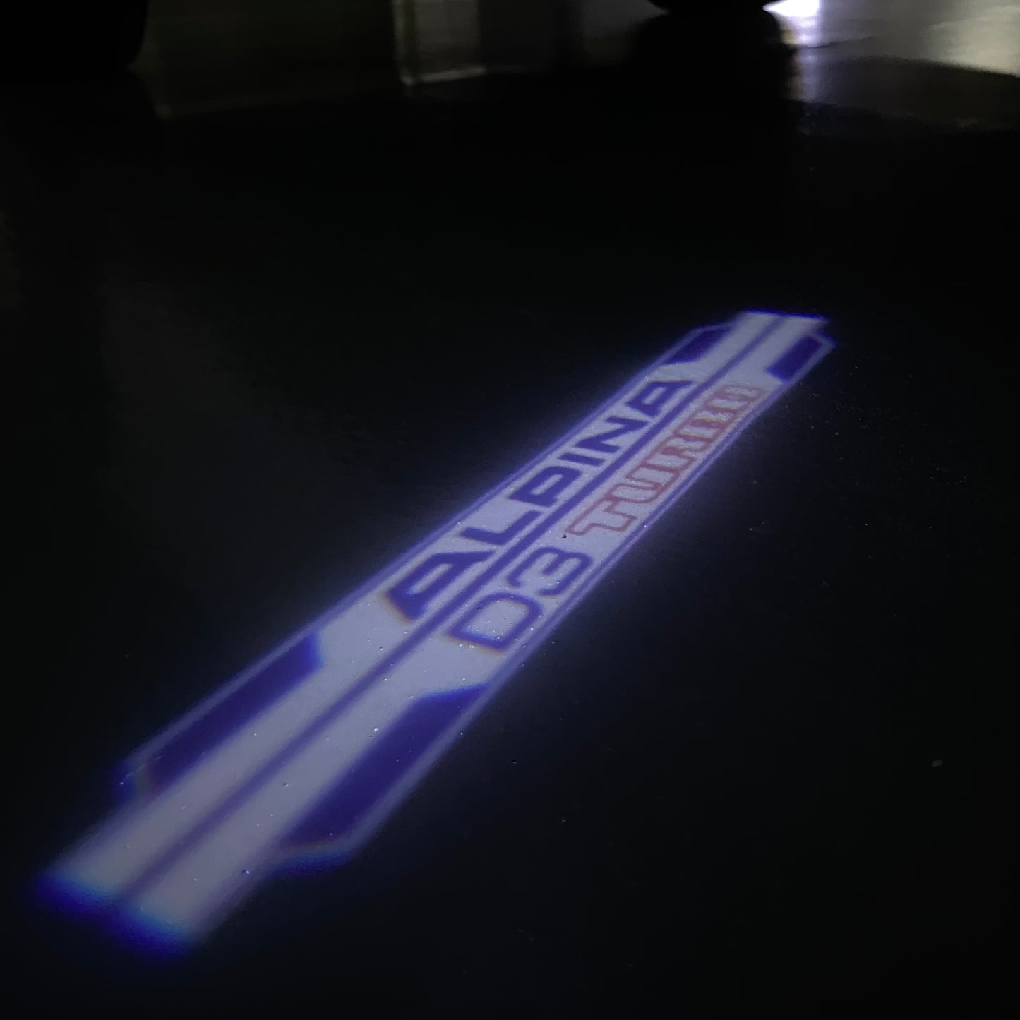 ALPINA D3 TURBO LOGO PROJECTOT LIGHTS (quantity 1 = 1 sets/2 door lights) Nr.07A09