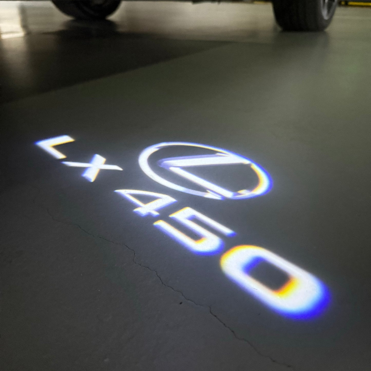 LEXUS LX 450 LOGO PROJECROTR LIGHTS (quantity 1 = 1 sets/2 door lights)Nr.01a34