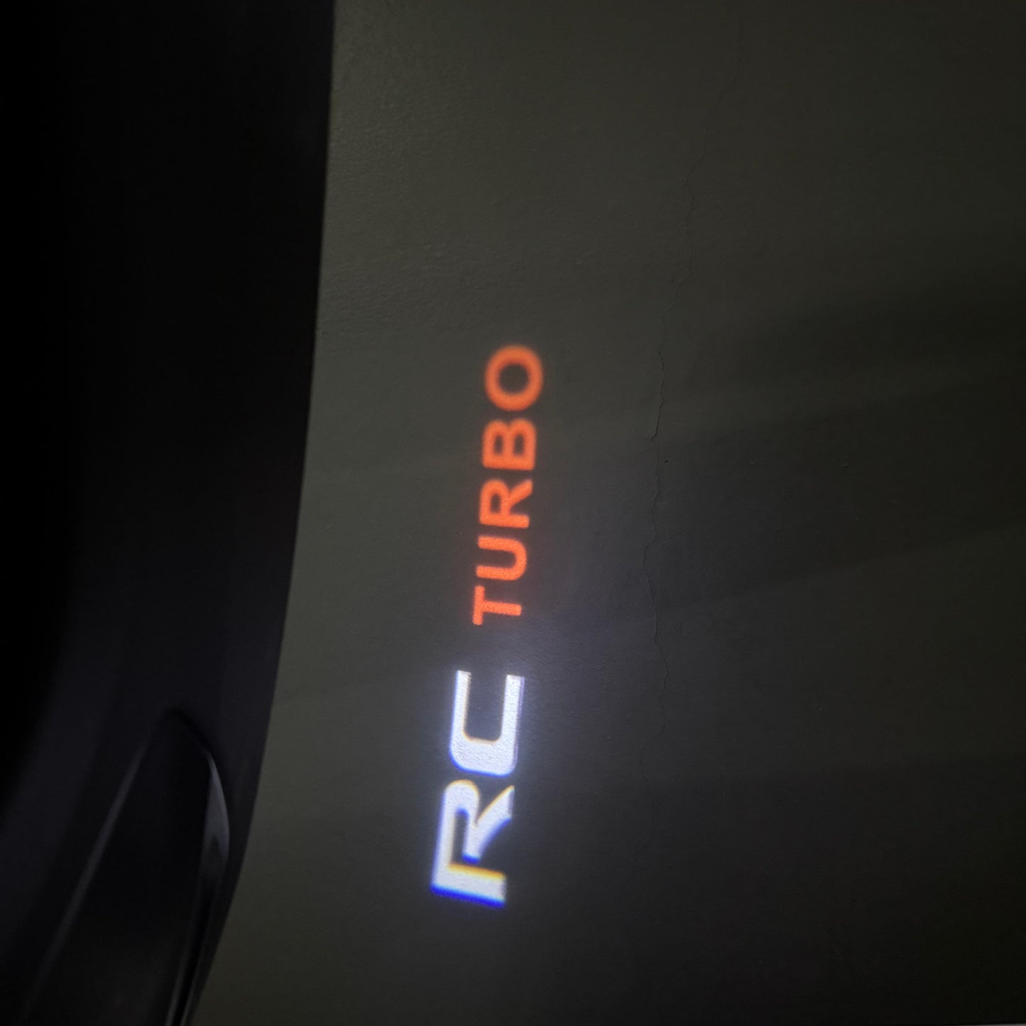 LEXUS RC TURBO LOGO PROJECROTR LIGHTS (quantity 1 = 1 sets/2 door lights)Nr.01a20