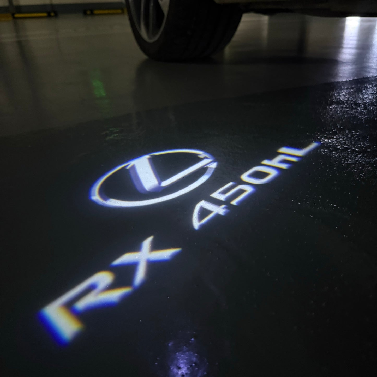 LEXUS RX 450hL LOGO PROJECROTR LIGHTS (quantity 1 = 1 sets/2 door lights)Nr.01a8